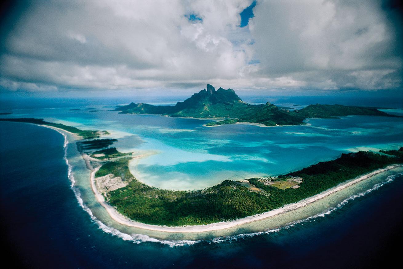 Bora Bora Aerial View