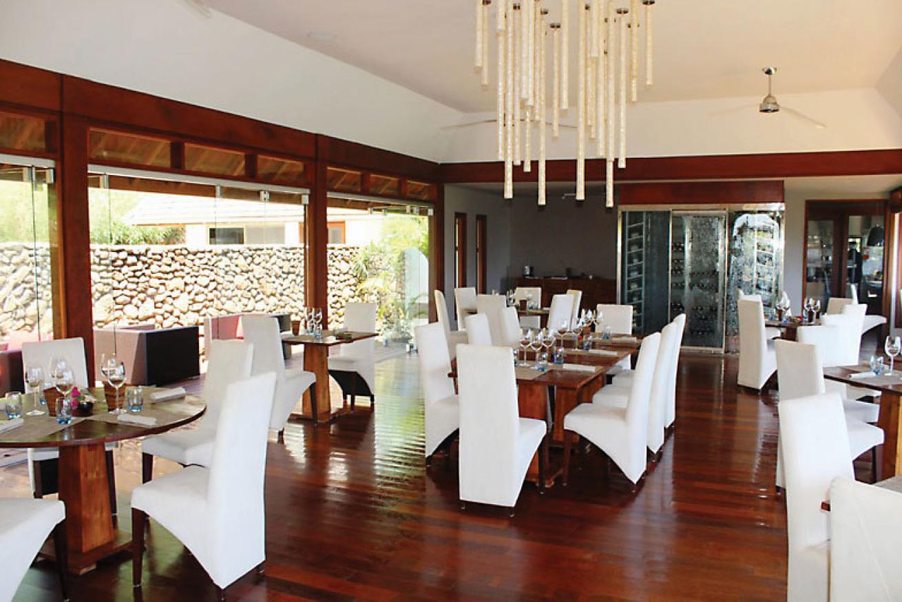 Le Cocos restaurant in French Polynesia