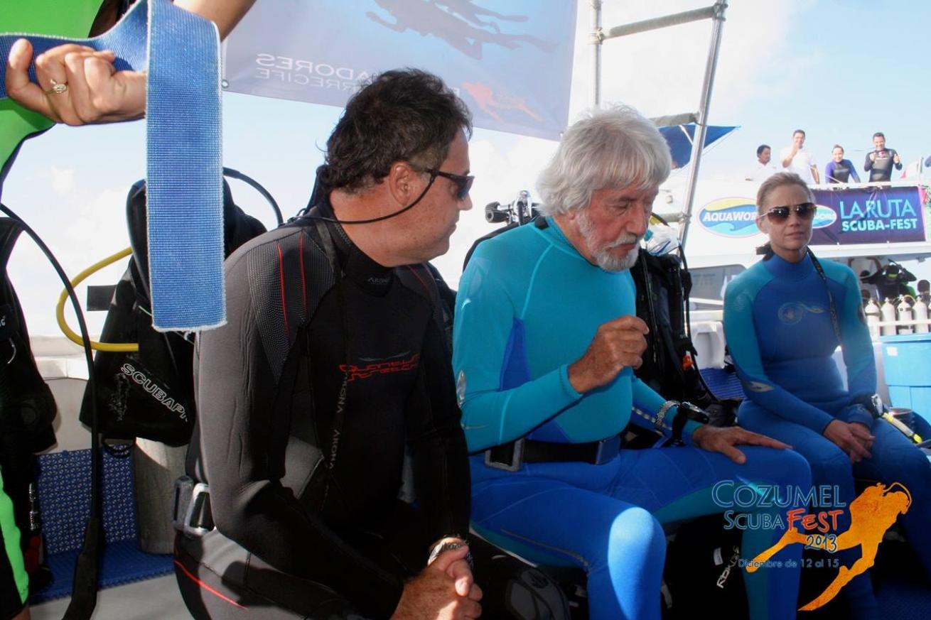 Jean-Michel Cousteau at Cozumel Scuba Fest