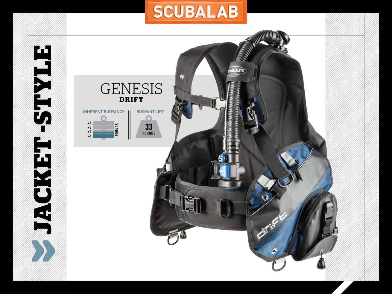 Scuba Diving jacket bc review Genesis Drift