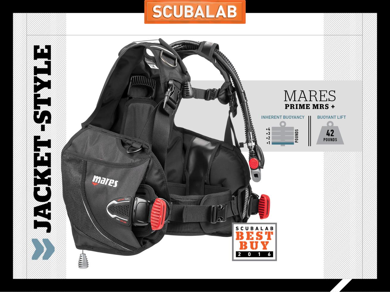 Scuba Diving BC review Mares Prime MRS+