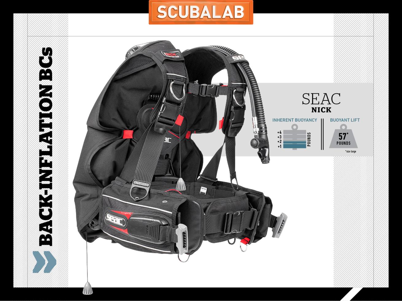 Scuba Diving BC review Seac Nick