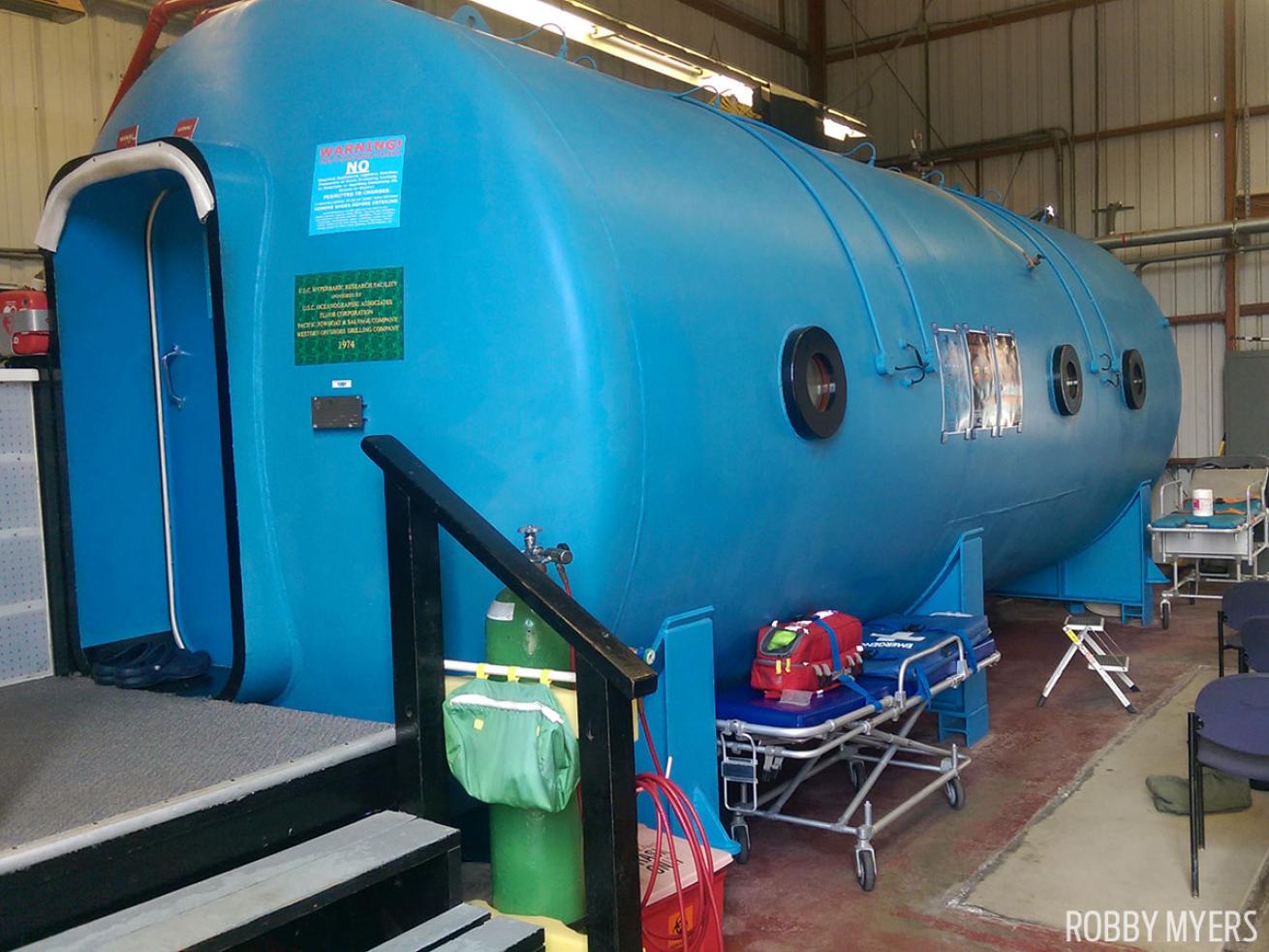 USC Hyperbaric Chamber on Catalina Island