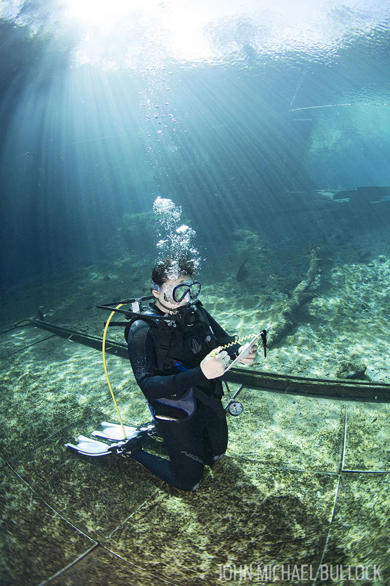 Scuba Diving BCs ScubaLab Test Blue Grotto Florida
