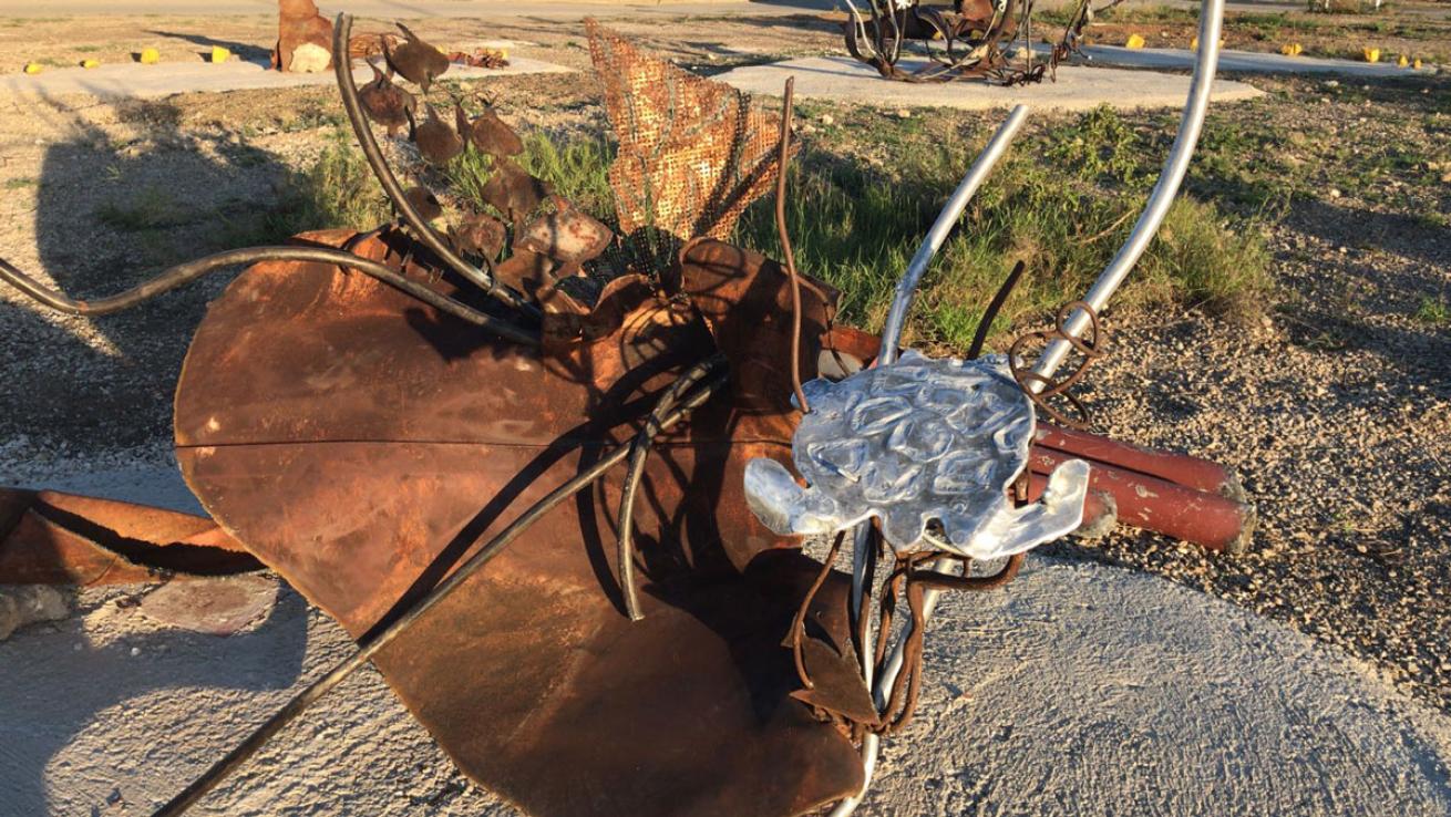 Aluminum Turtle Sculpture Bonaire 