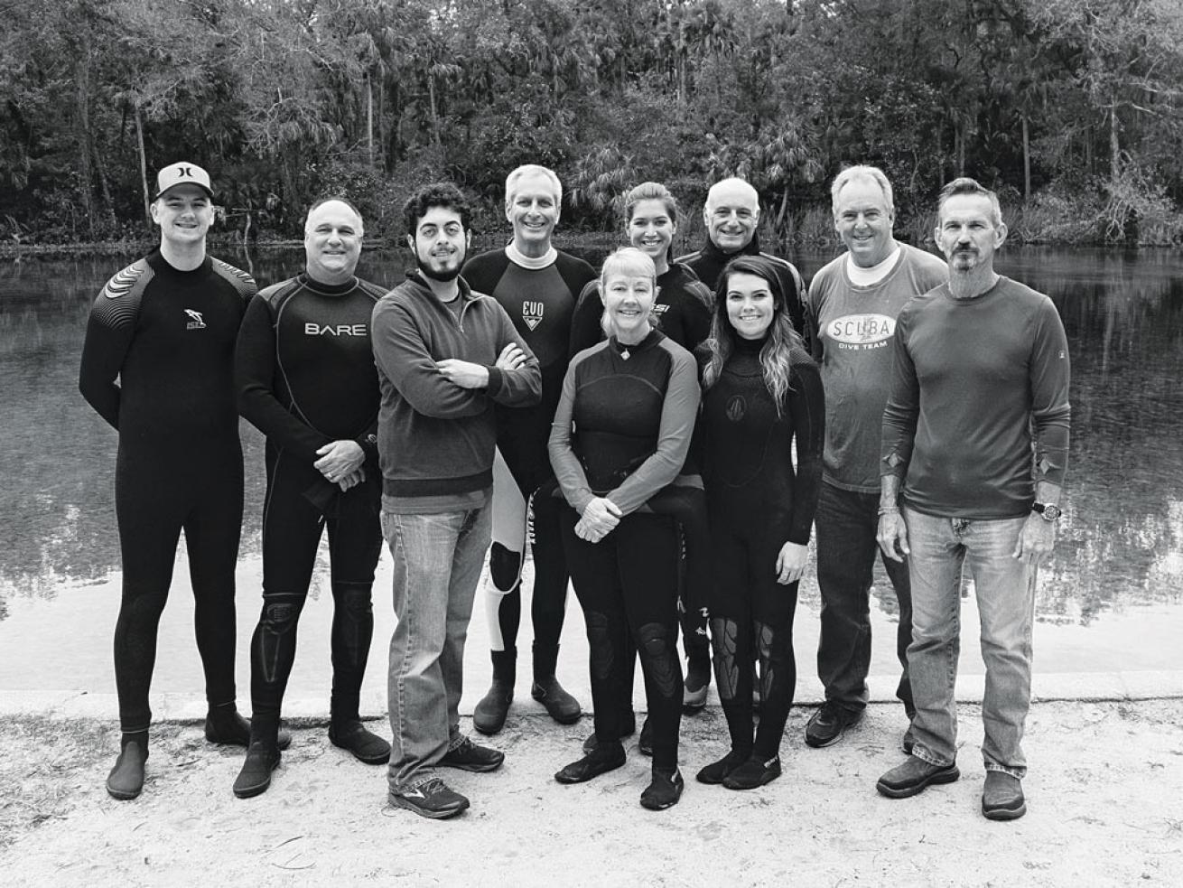 ScubaLab Fin Test Team Members