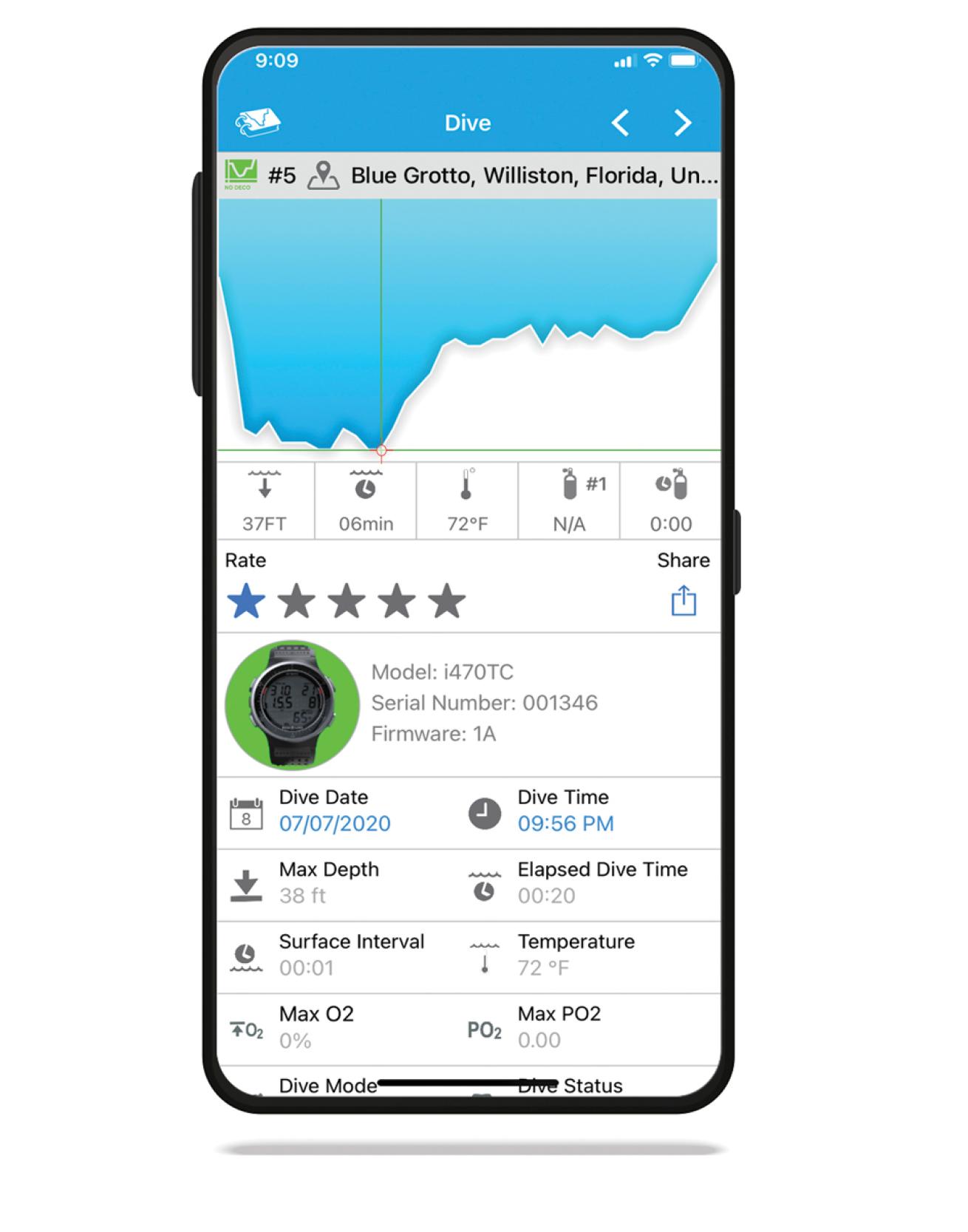 Diverlog+ dive log app