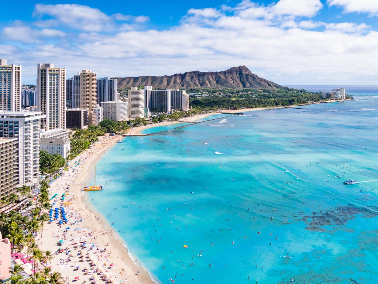 Waikiki Beach on Oahu