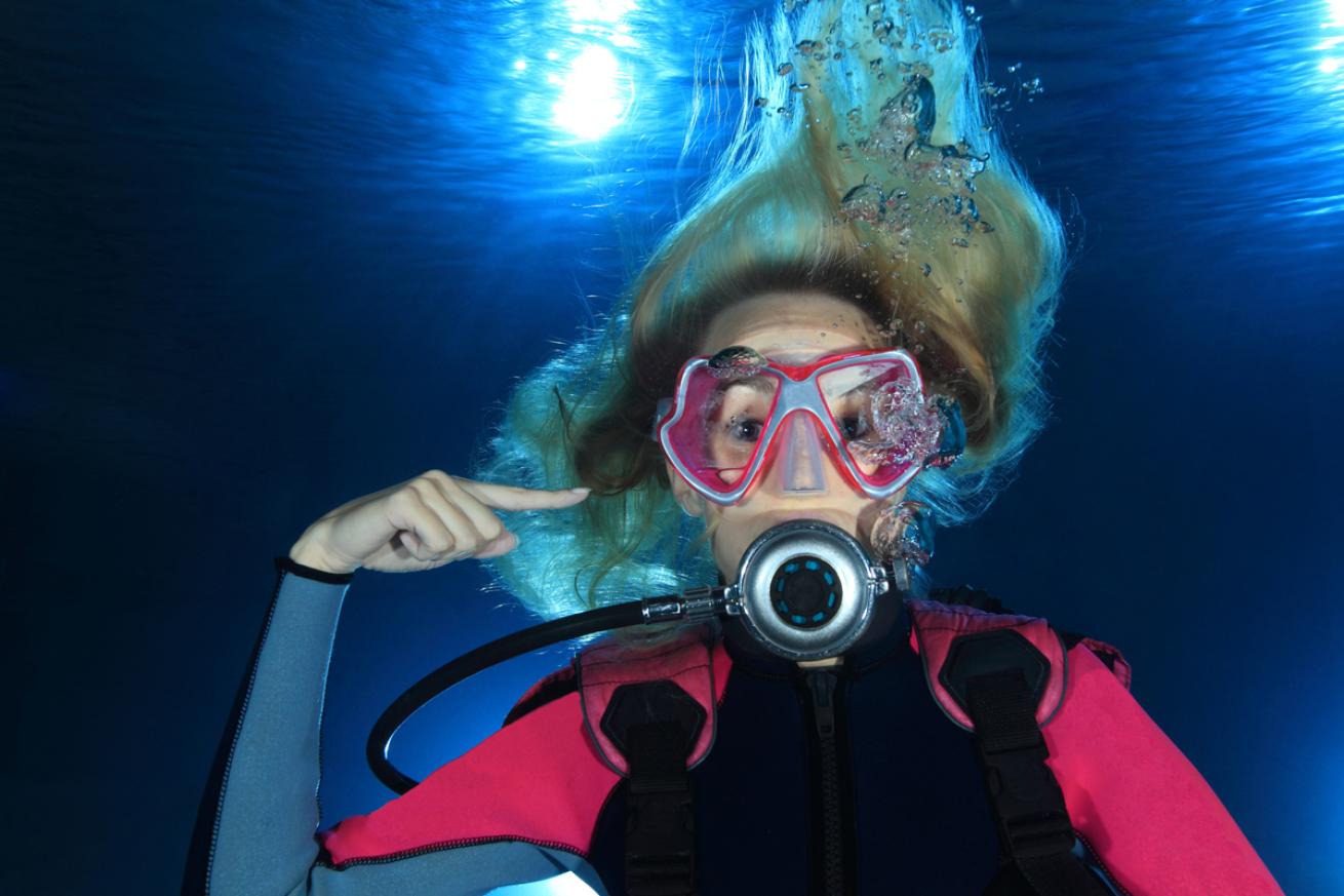 A Diver with Ear Pressure Problems 