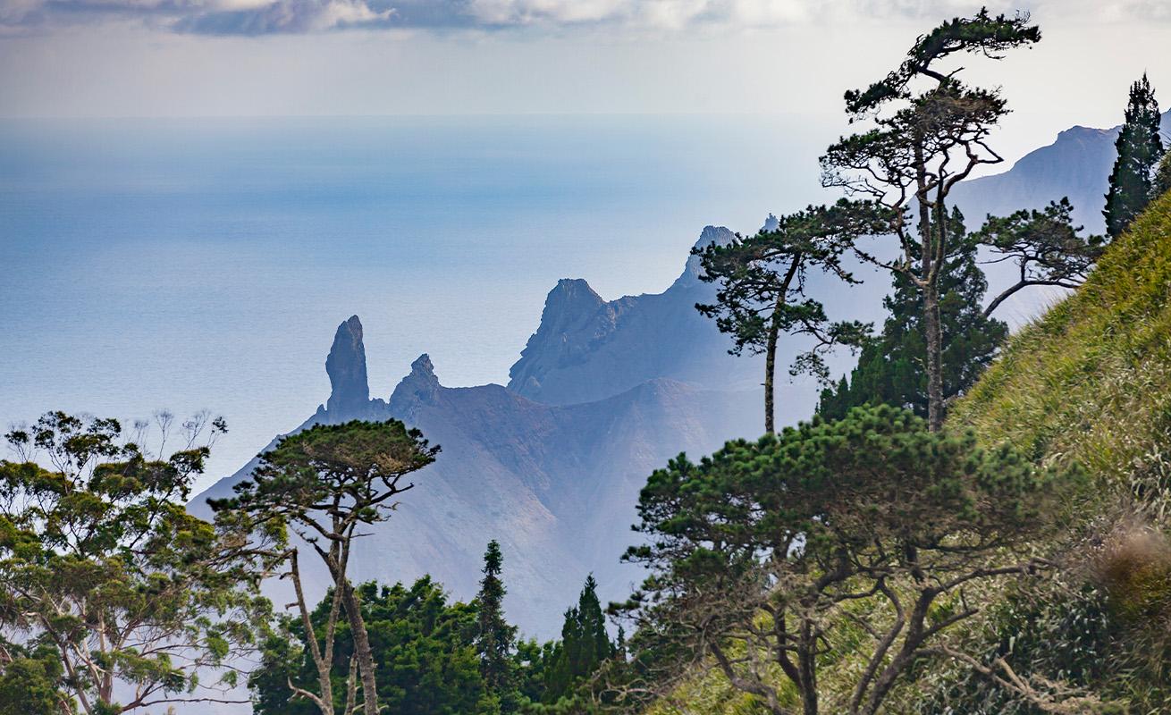 Saint Helena is a remote island located in the South Atlantic Ocean.