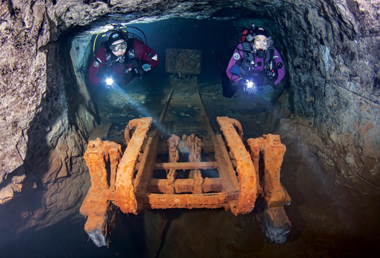 Bonne Terre Mine scuba diving