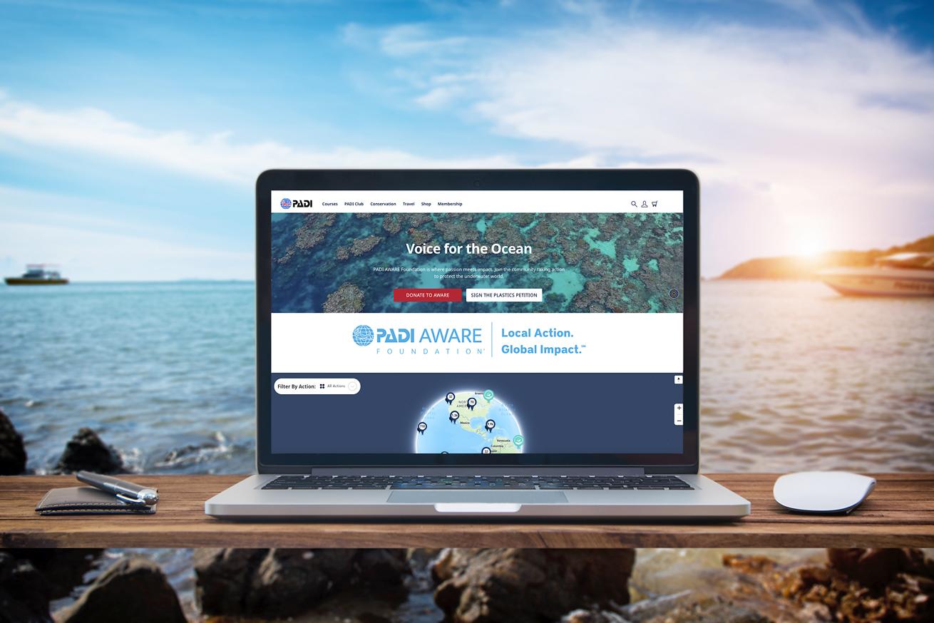 Check out the new PADI AWARE Conservation Portal to log citizen science activities like Adopt the Blue and Dive Against Debris events. Then use the Impact Map to browse other surveys around the world.