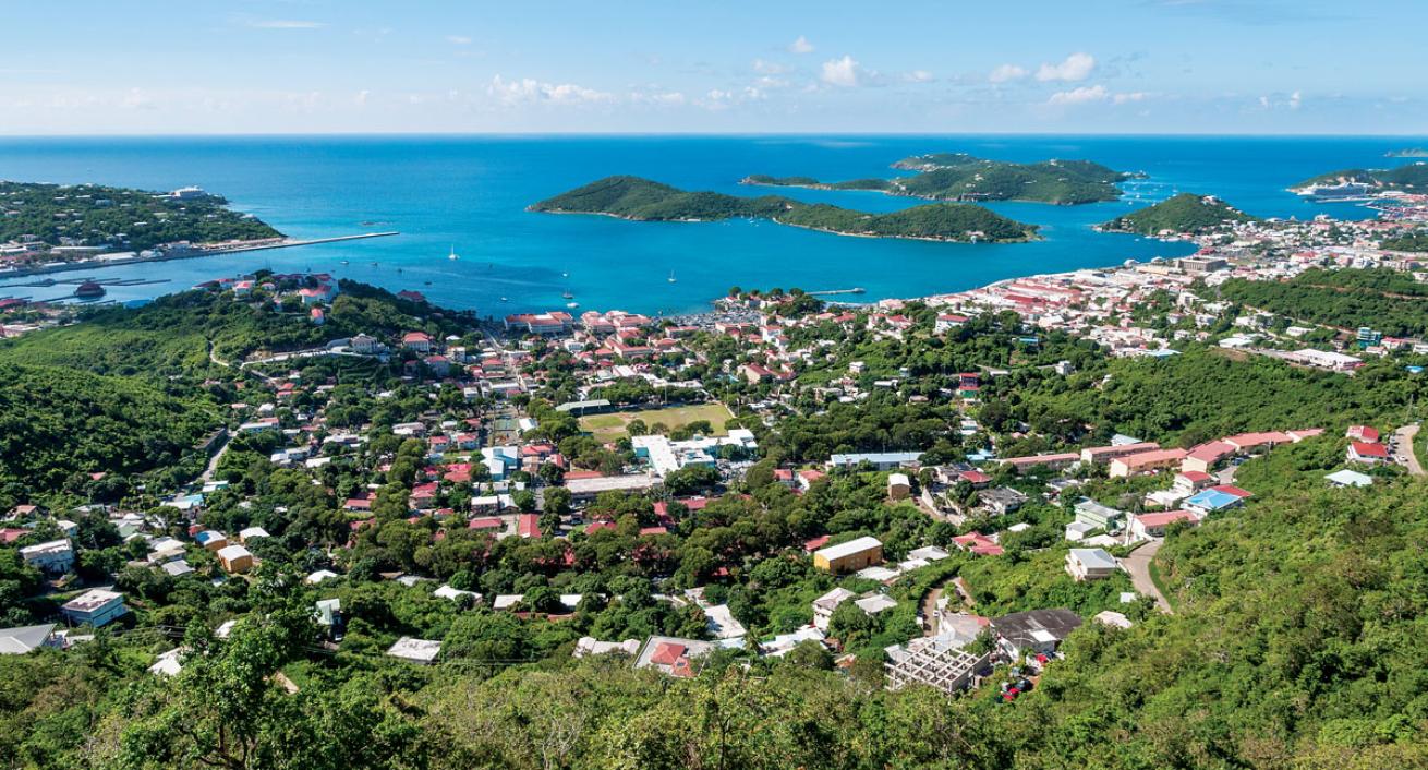 view of St. Thomas USVI 