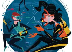 scuba diving training