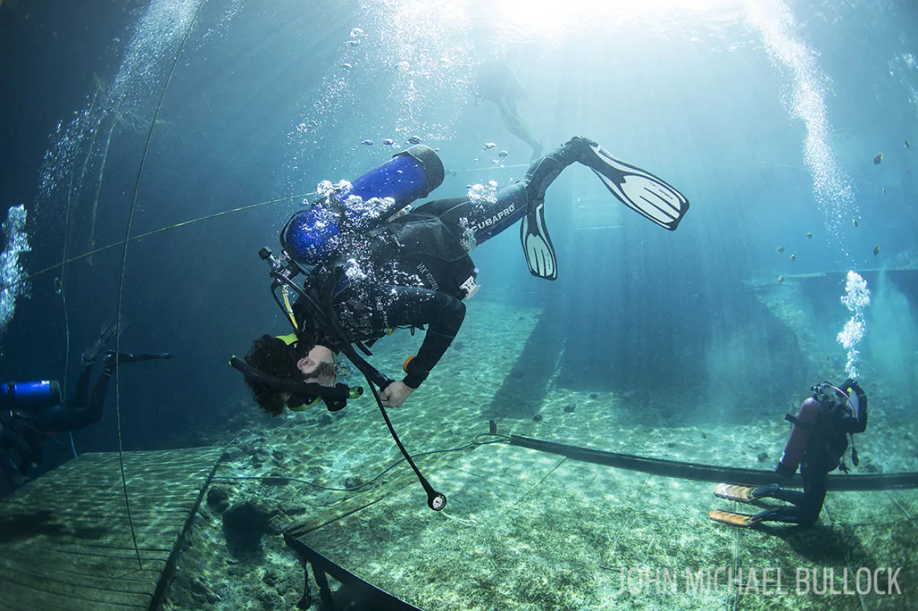 Scuba Diving BCs ScubaLab Test Blue Grotto Florida