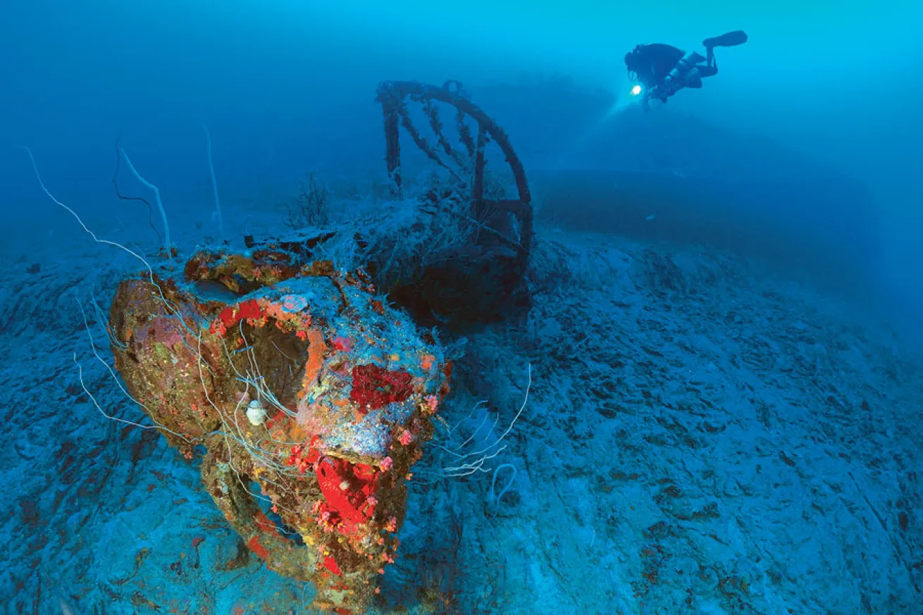 scuba diving wrecks in Bonaire 