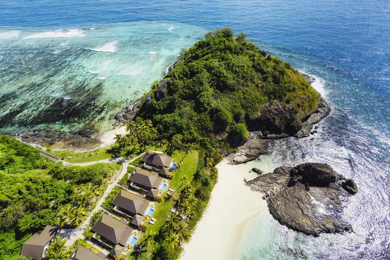 There isn’t a bad view to be found from the oceanfront pool villas.

