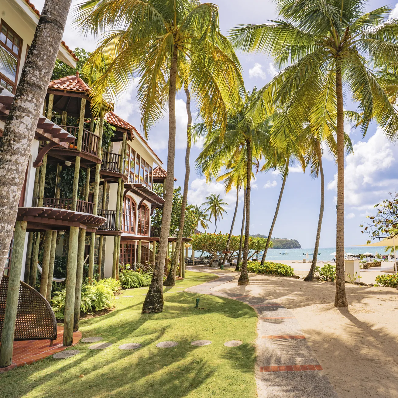 Stolen Time blends wellness with ocean adventure on St. Lucia’s Malabar Beach. 