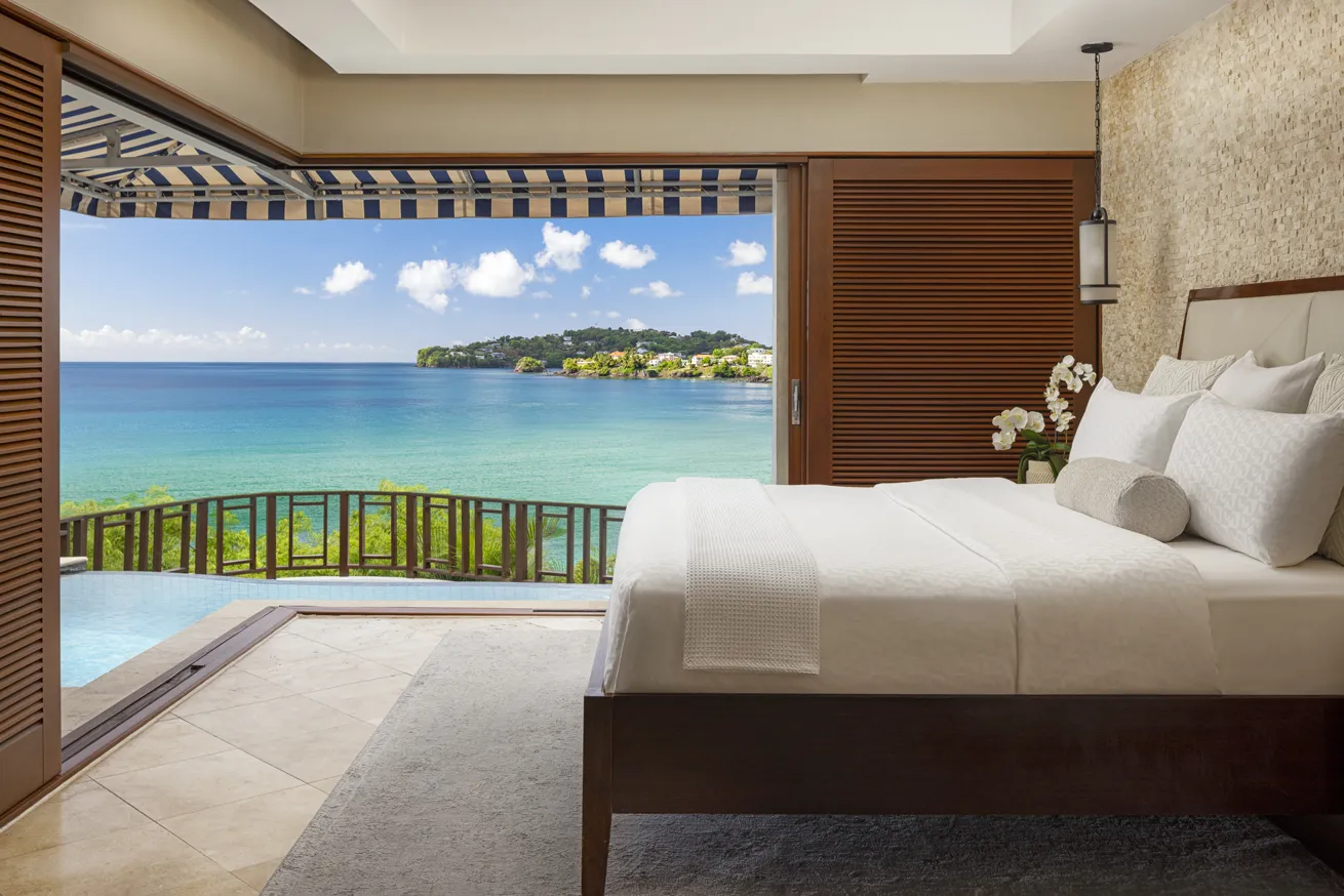 An ocean view from the Sunset Oceanview Bluff Millionaire Butler Villa.