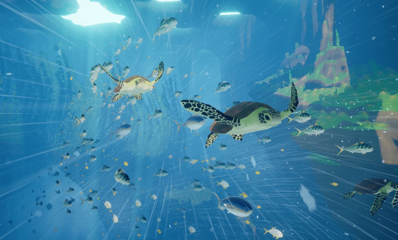 scuba diving video game abzu