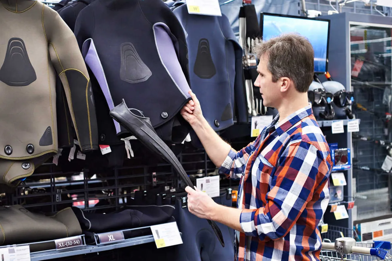 buying new dive gear