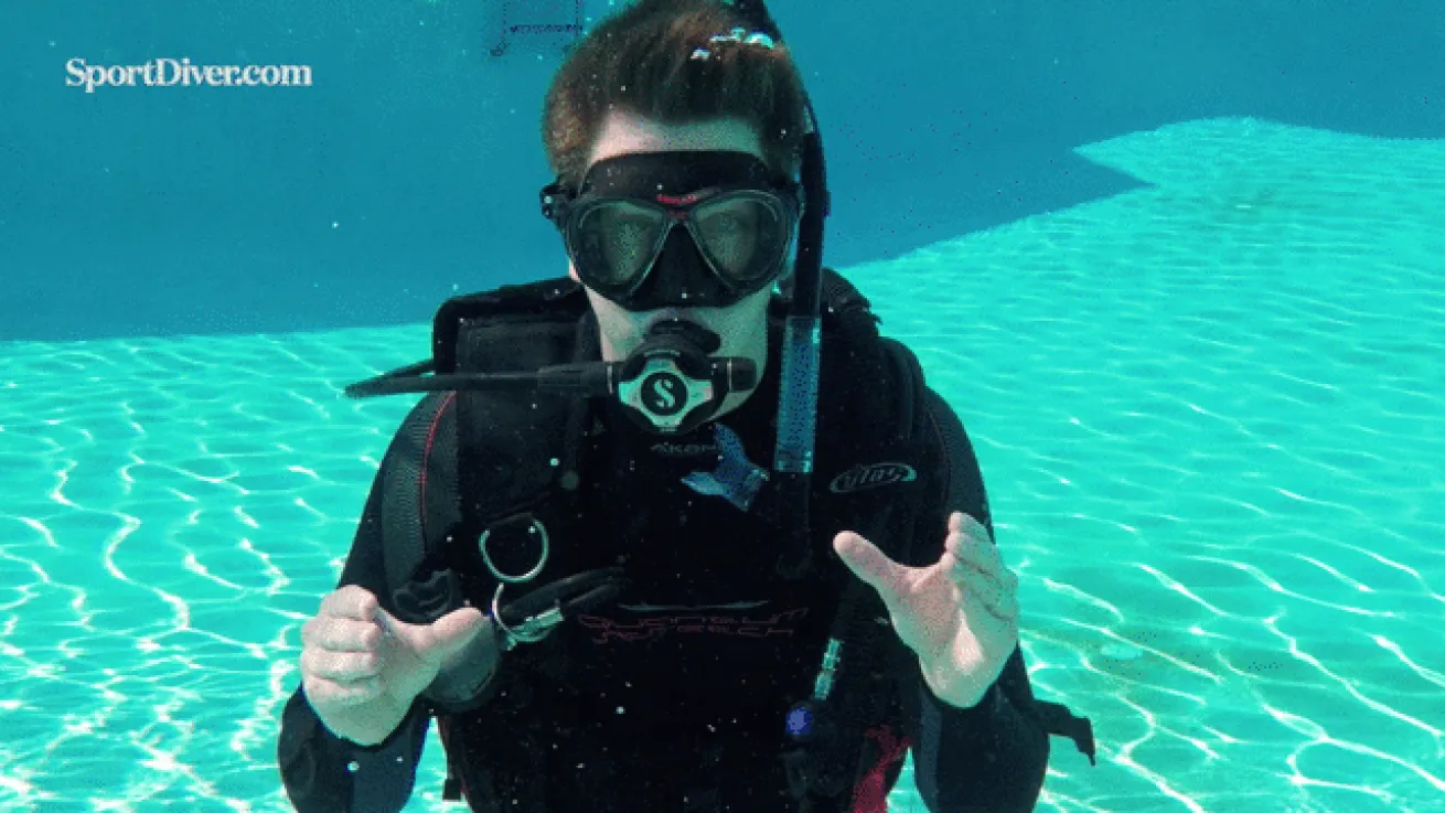 Crab hand signal