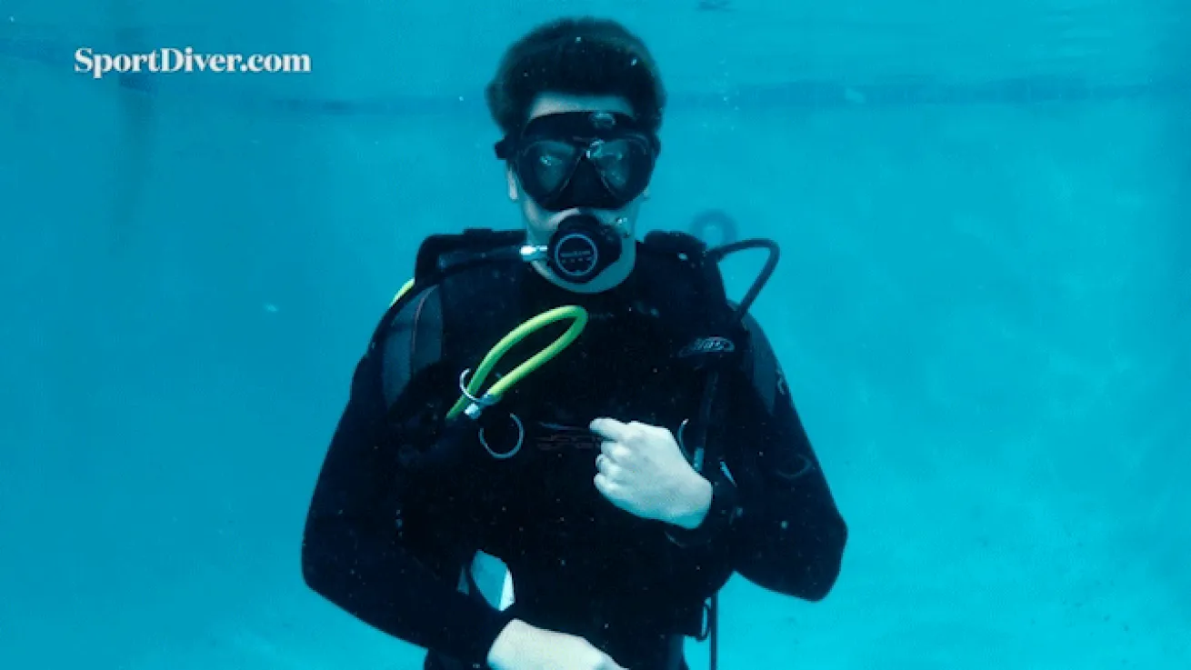 scuba diving hand signals Follow me