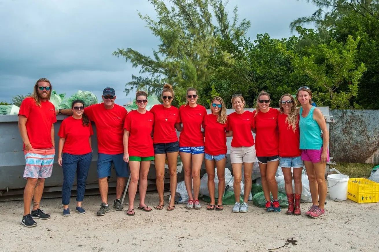 ocean cleanup Grand Cayman 