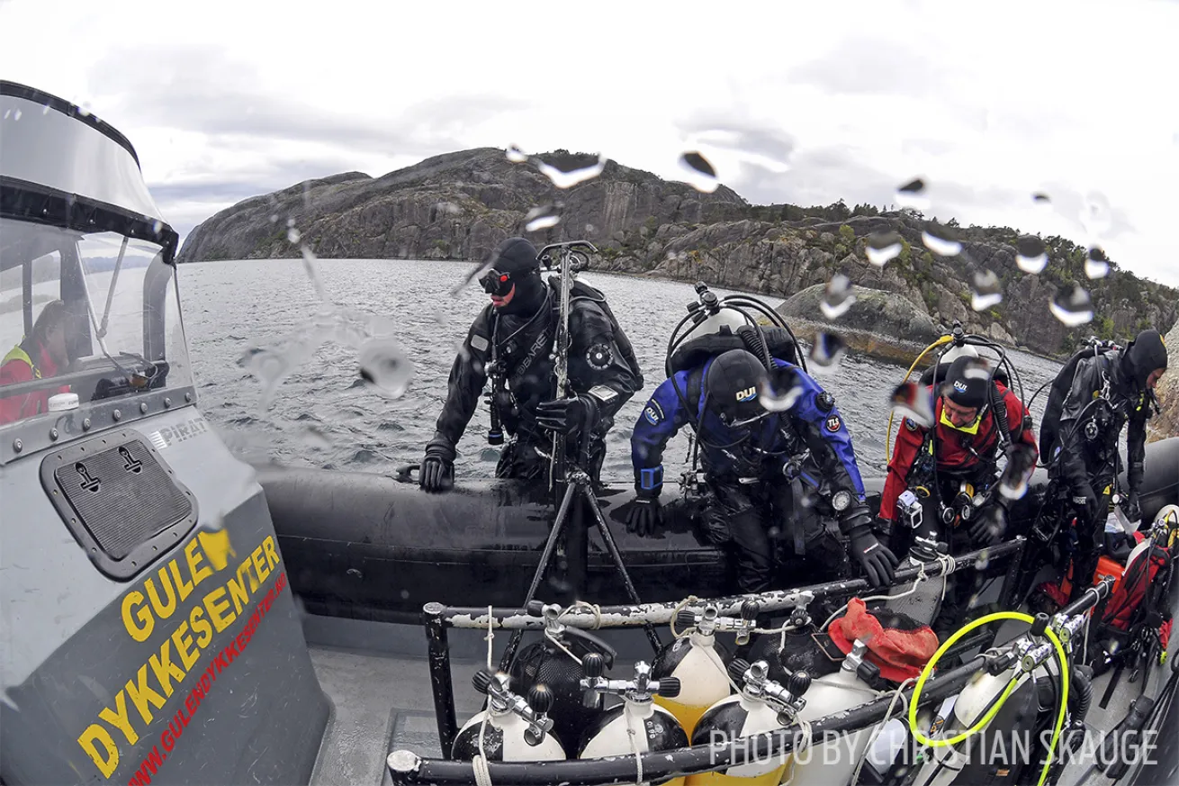 cold water scuba diving