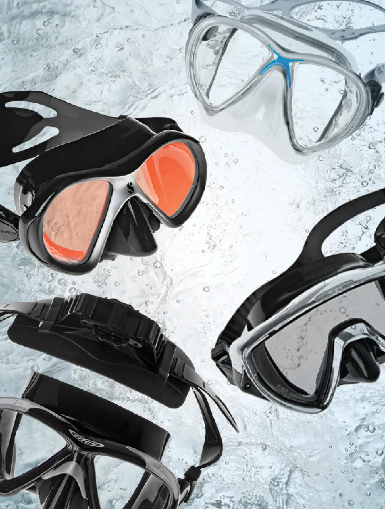 scuba diving masks