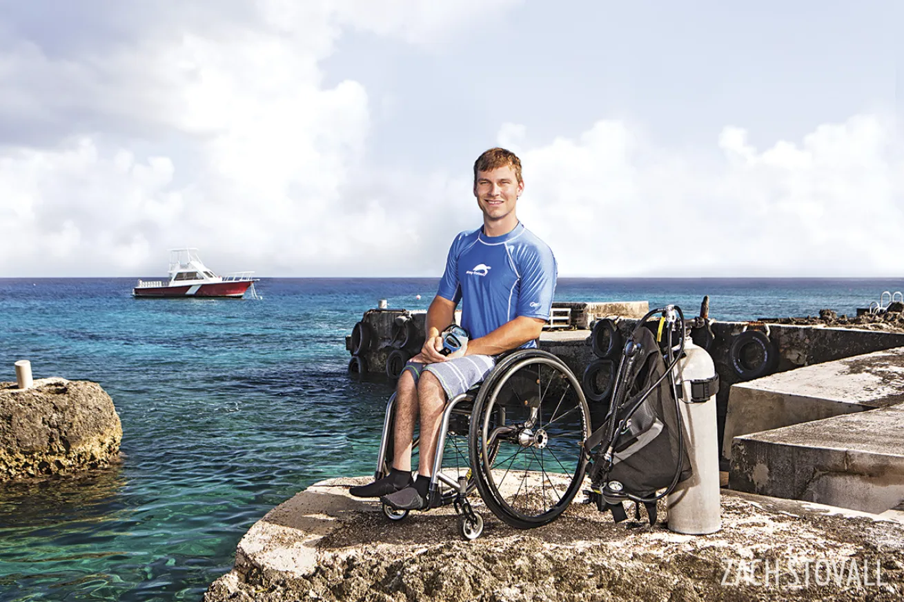 adaptive scuba diving paraplegic