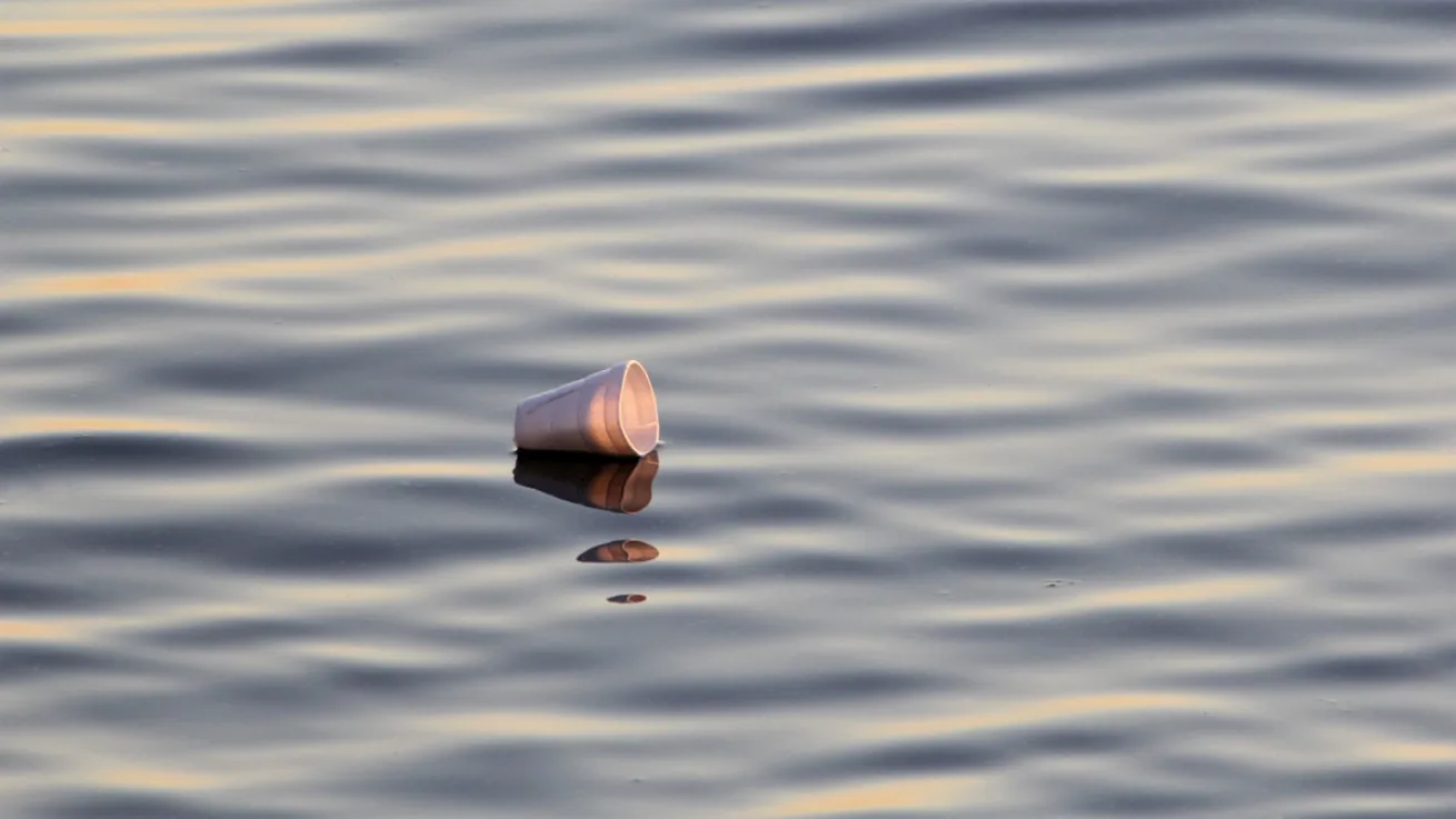 Styrofoam Underwater